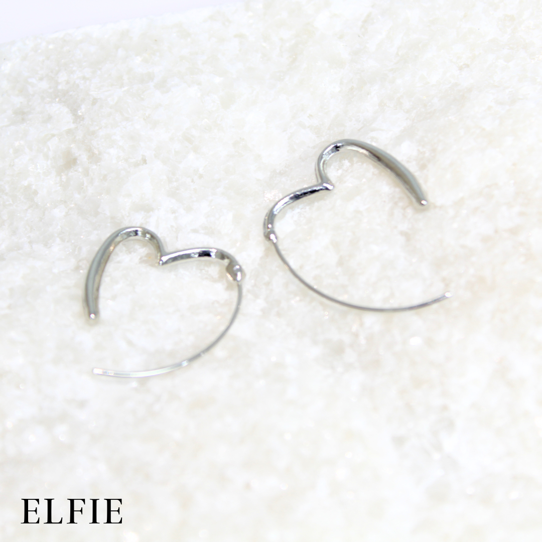 Silver Heart Earring