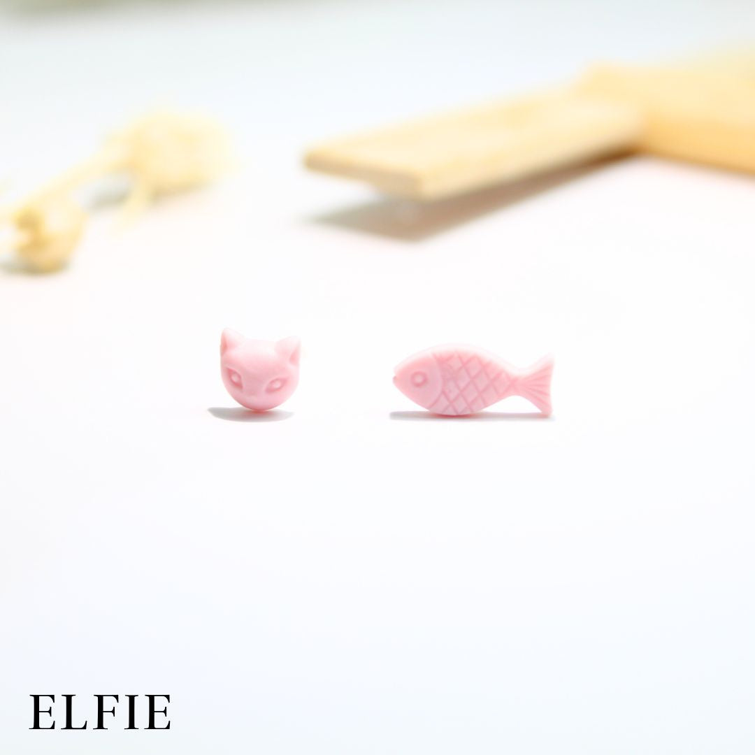 Cat Fish Stud Earring