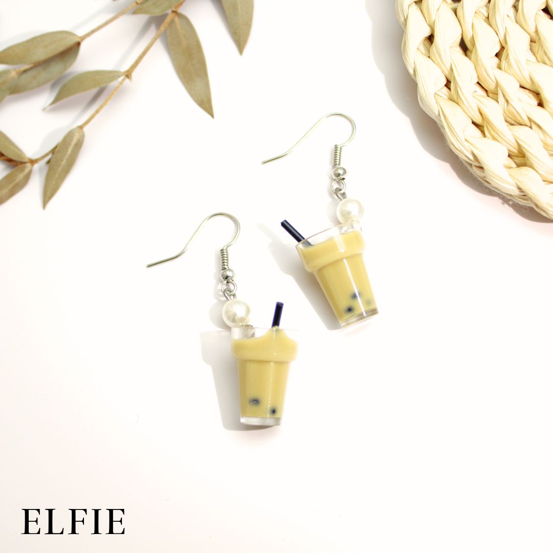 Boba Milk Tea Earring