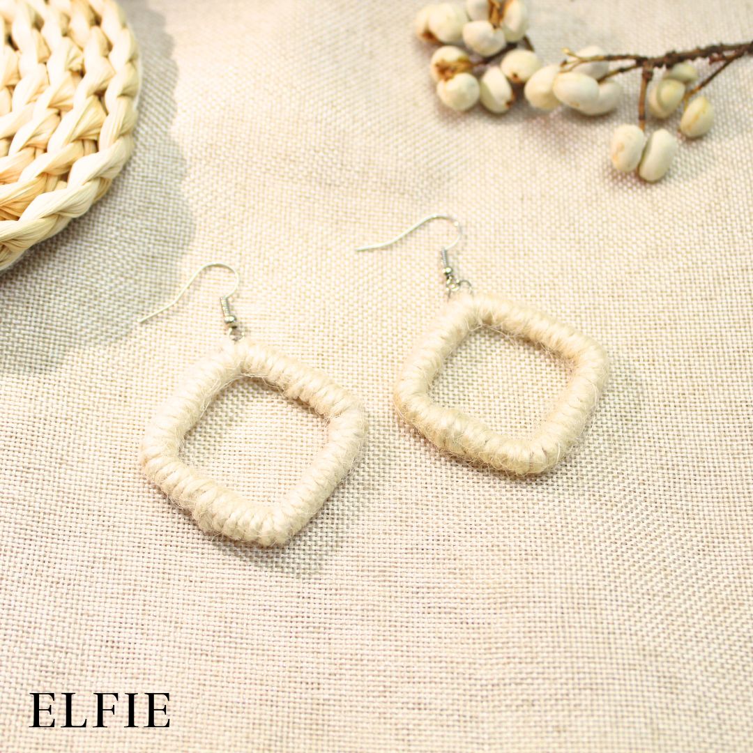 Geometric Wave Earring