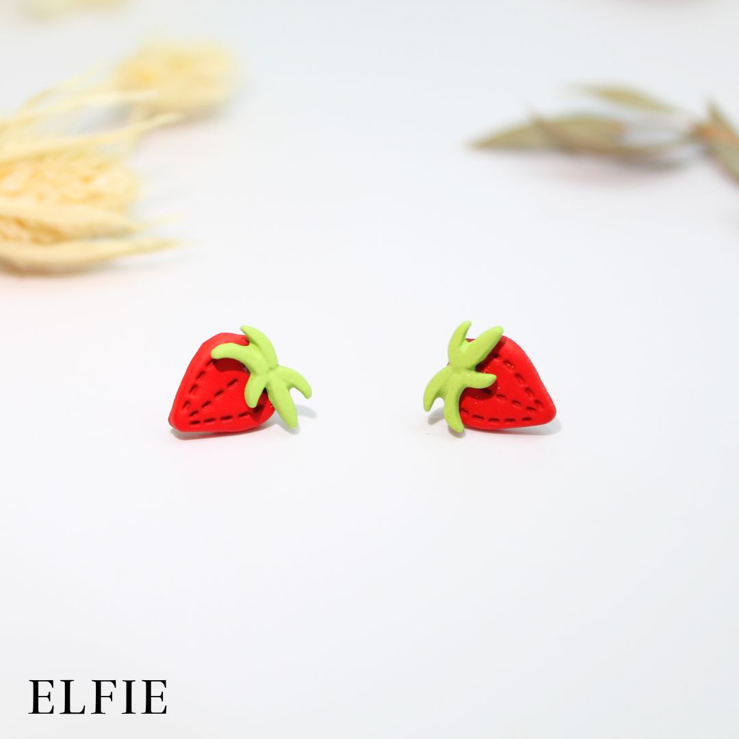 Strawberry Stud Earring