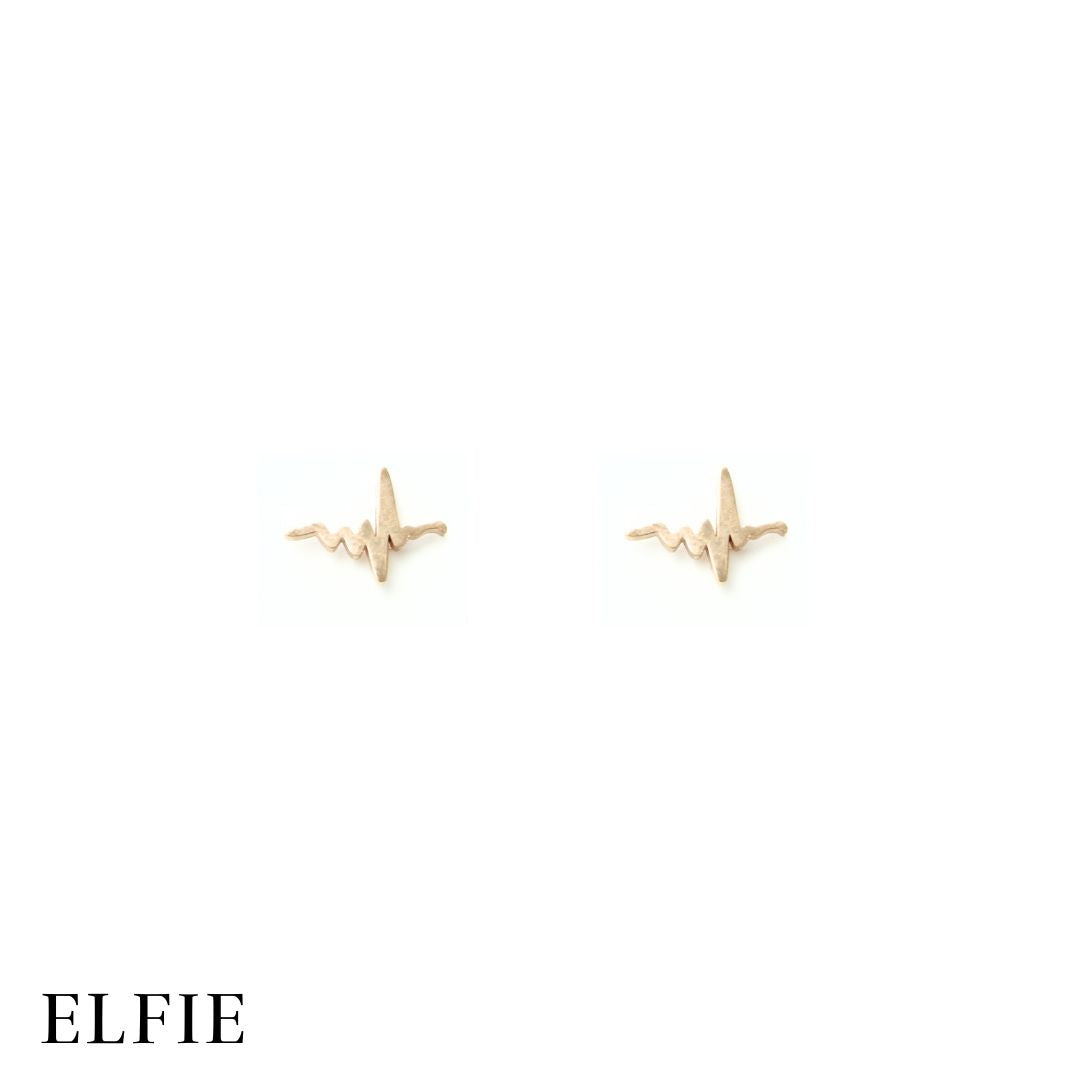 Rose Gold Titanium Stud Earring