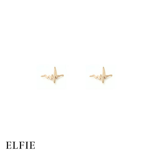 Rose Gold Titanium Stud Earring