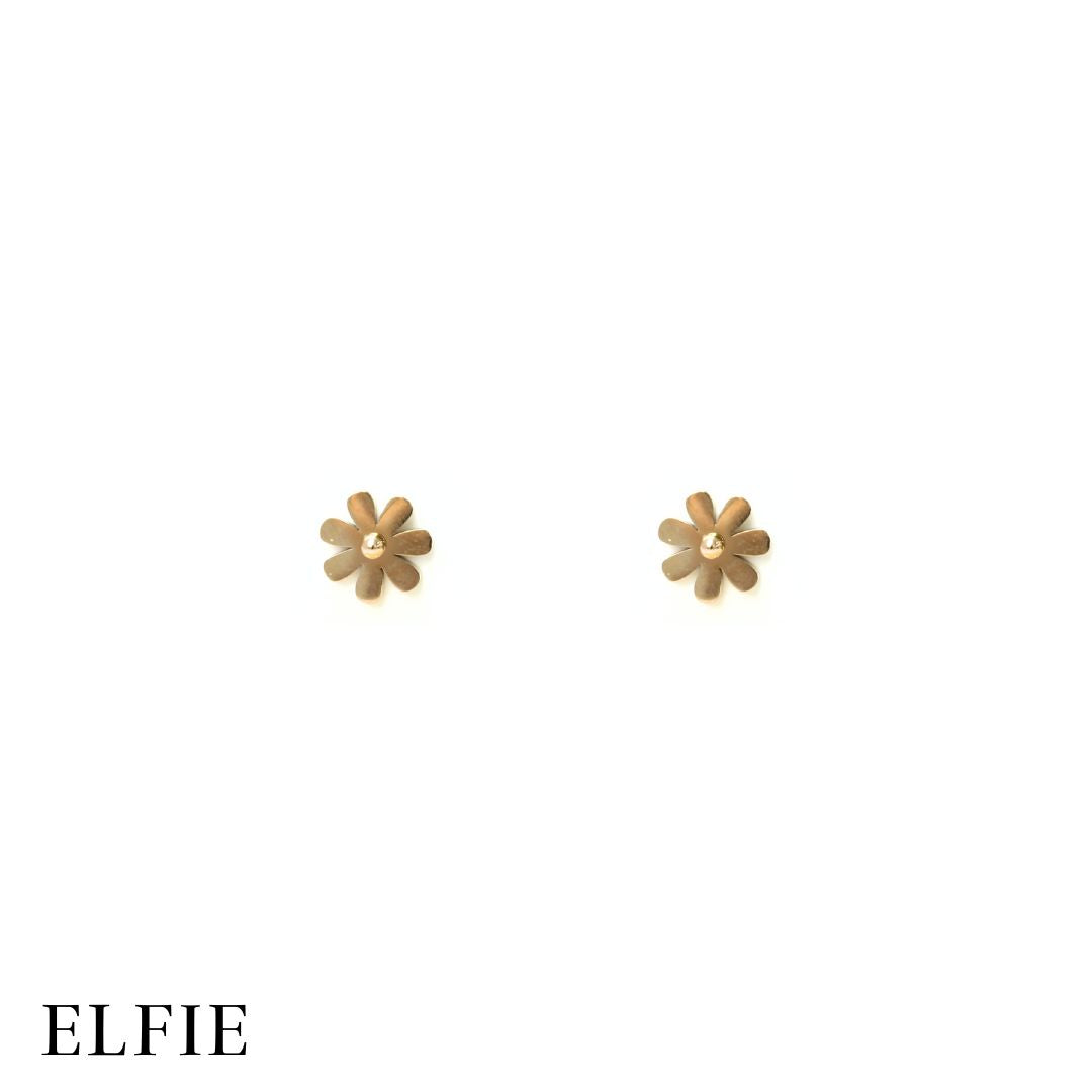 Rose Gold Titanium Stud Earring