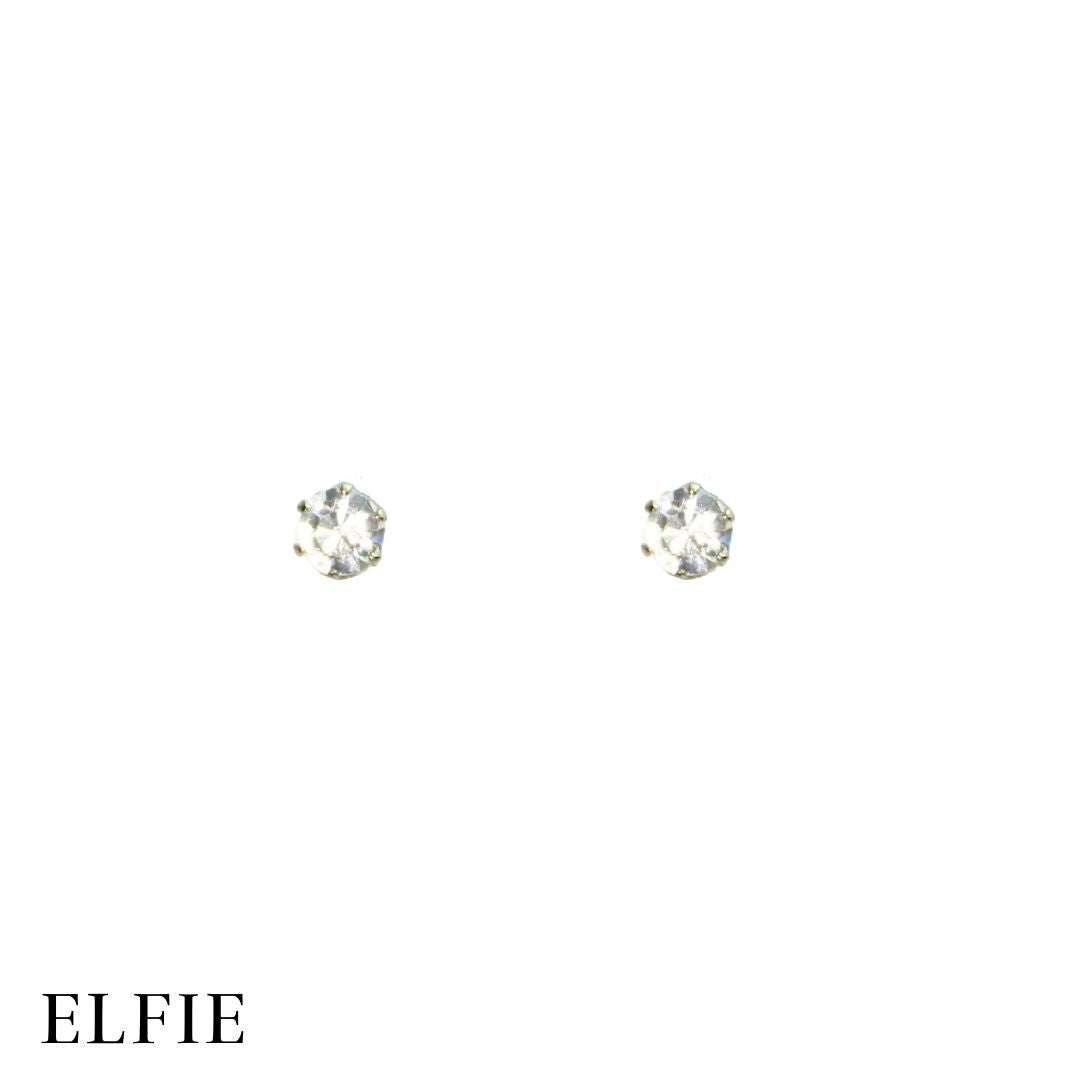 Solitaire Diamond Stud Earring