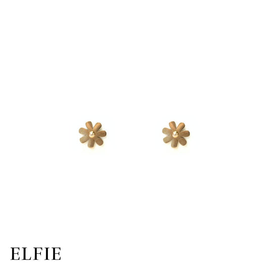 Rose Gold Titanium Stud Earring