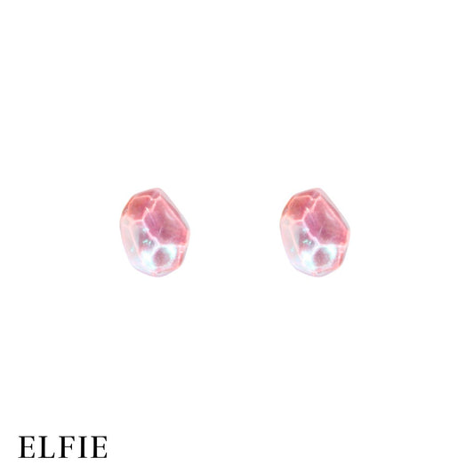 Pink Crystal Stone Stud Earring