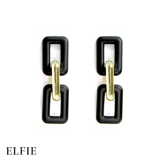 Joined Drop Stud Earring