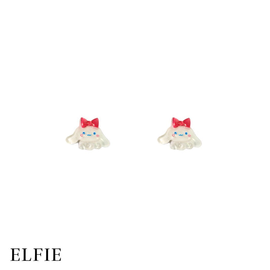 Cute Rabbit Clear Stud Earring