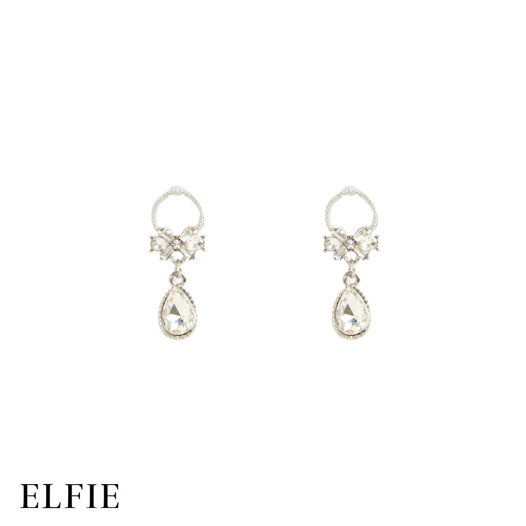 Diamond Pendant Stud Earring