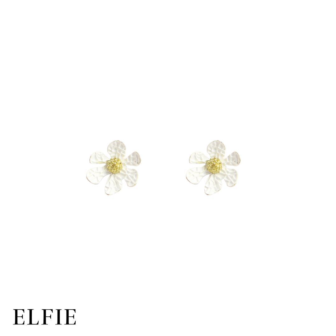 Daisy Flower Metal Stud Earring