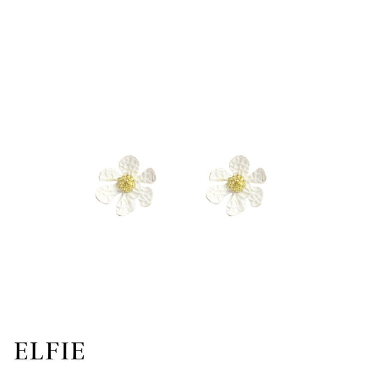 Daisy Flower Metal Stud Earring