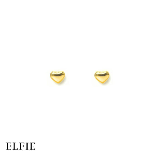 Golden Titanium Stud Earring