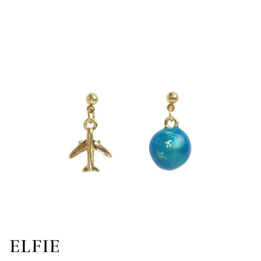 World Travel Stud Earring