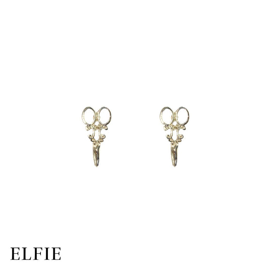 Scissors Titanium Stud Earring