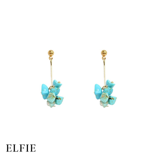 Green Turquoise Dangle Earring