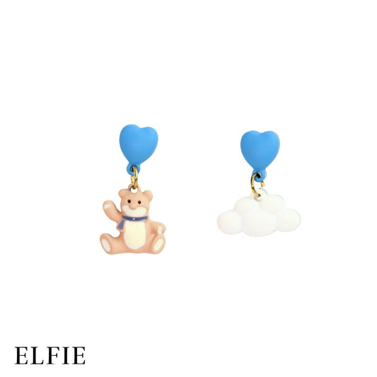 Cloud Bear Stud Earring
