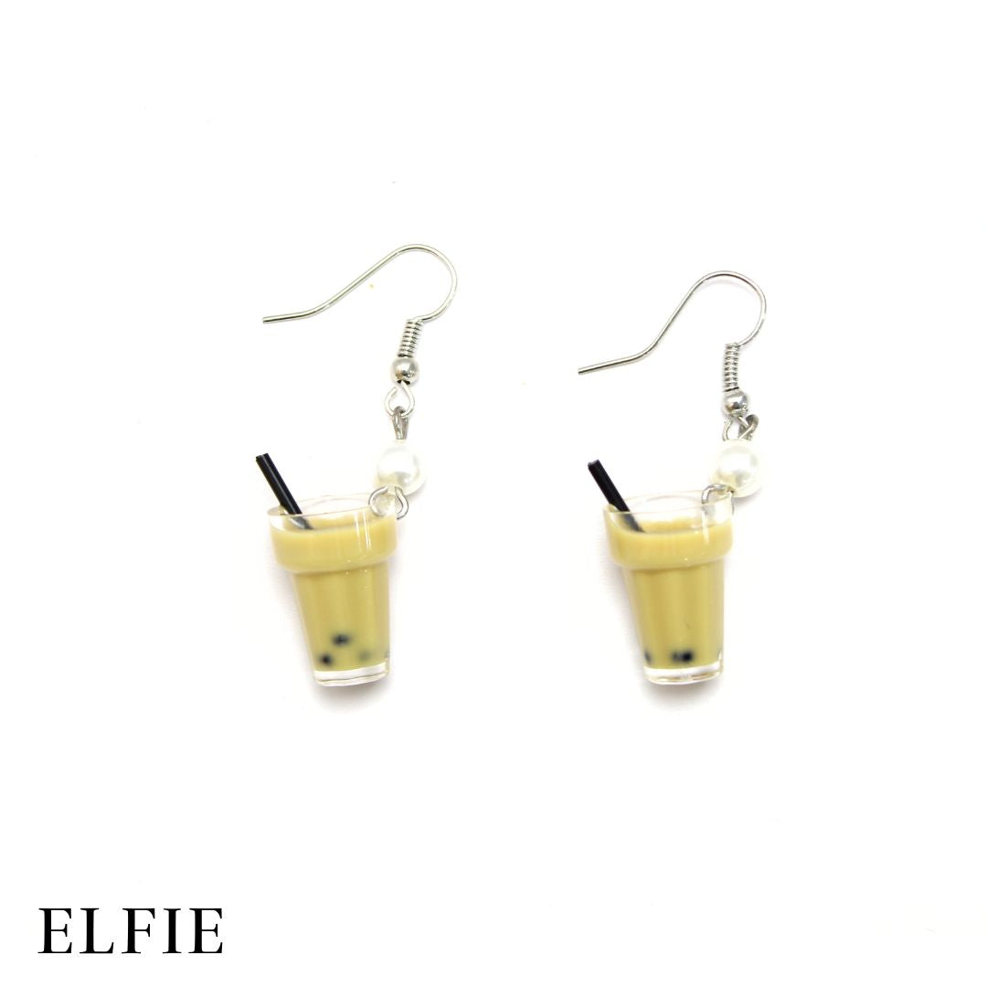 Boba Milk Tea Earring