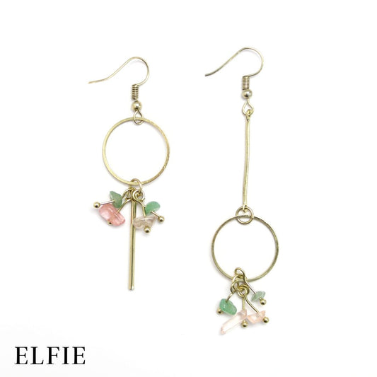 Mix Crystal Stone Drop Earring