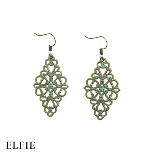 Bohemian Blue Crafted Earring