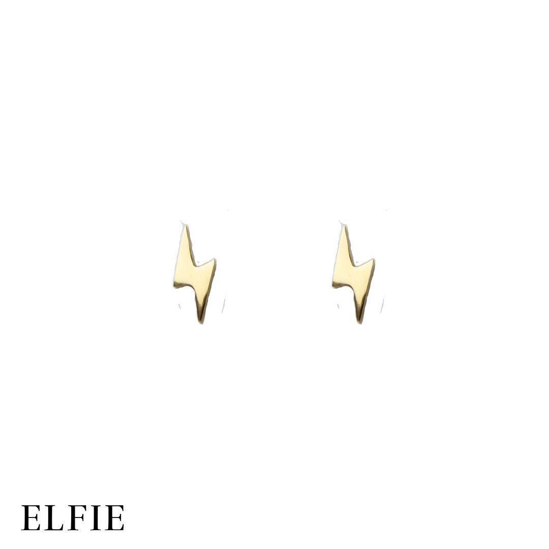 Golden Titanium Stud Earring