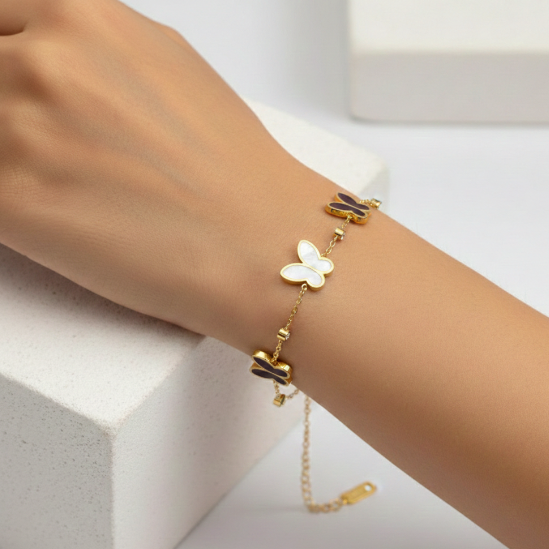 Opal Wings Titanium Bracelet