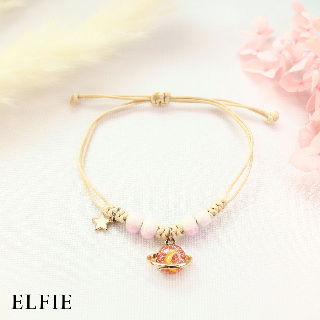 Pink Celestial Ceramic Bracelet