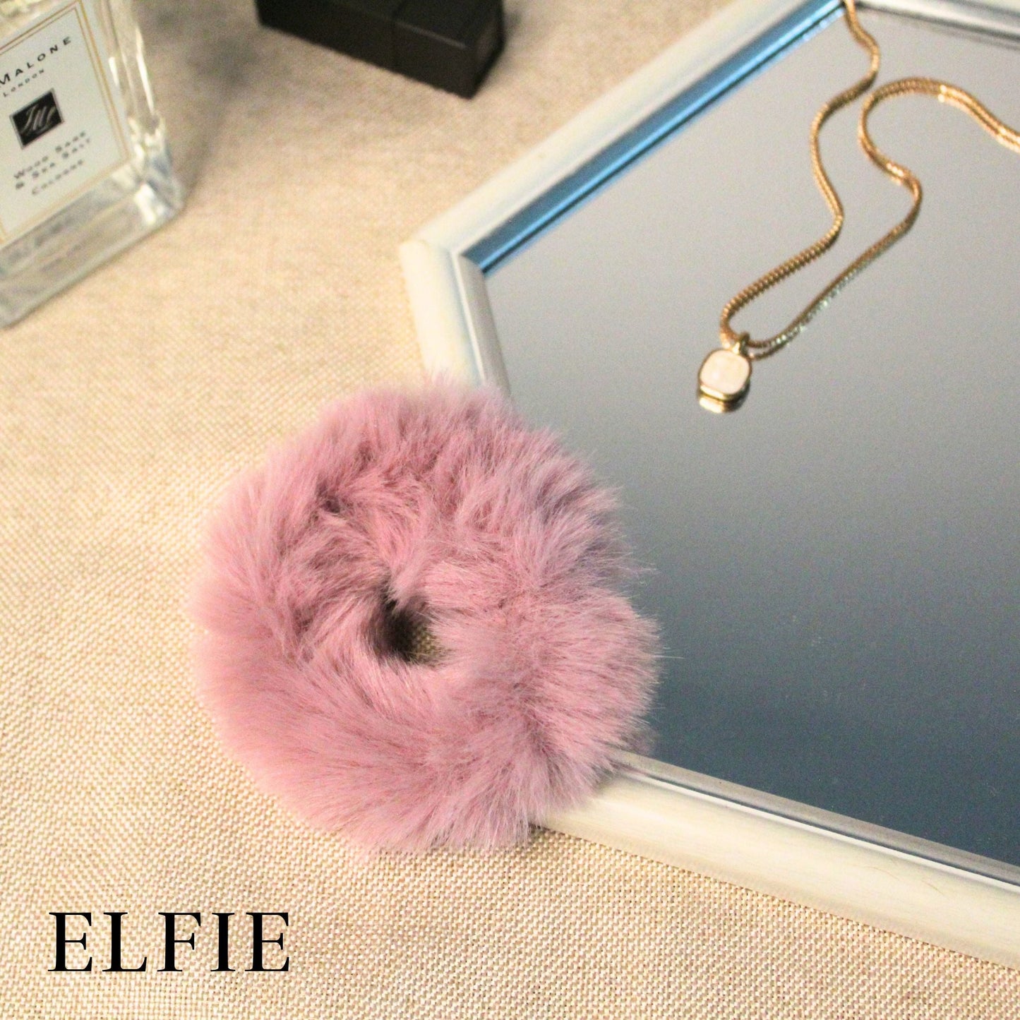 Winter Faux Fur Scrunchie