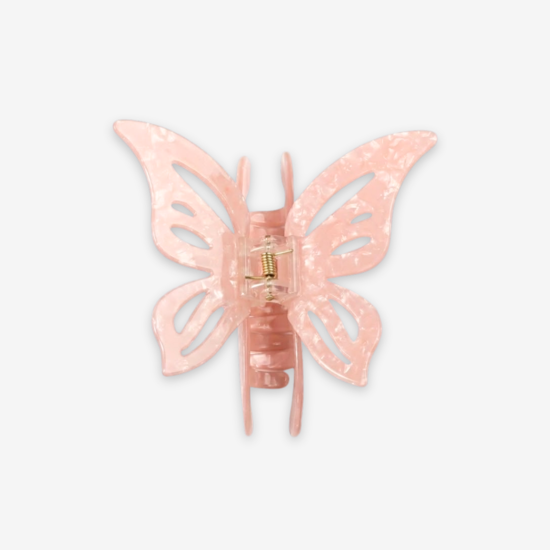 Pearlveil Butterfly White Opaline Hair Clip Accessories