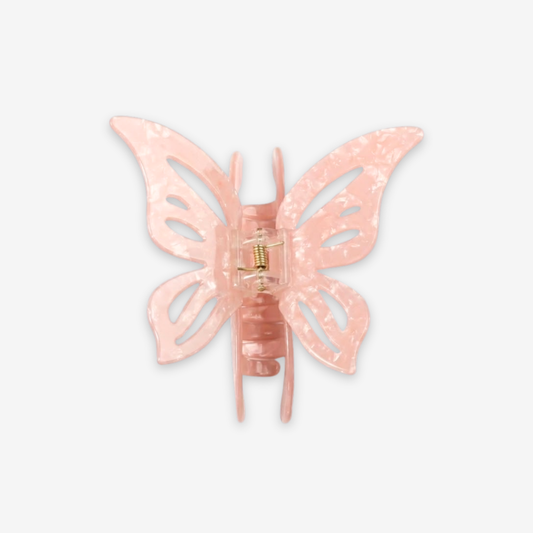 Pearlveil Butterfly Pink Chantilly Hair Clip Accessories
