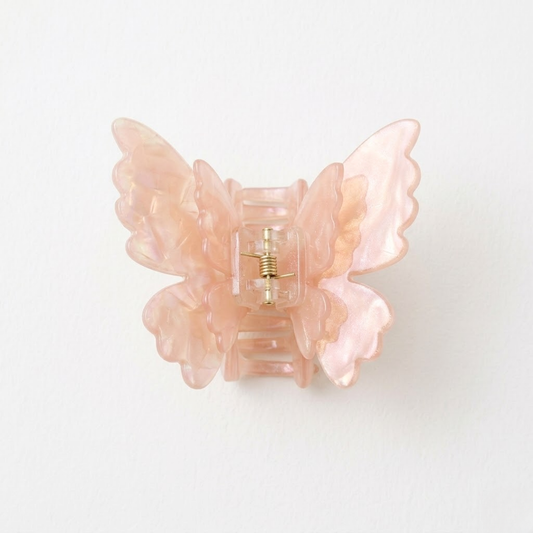 Pearly Duo Pink Pearl Hair Clip Accessories