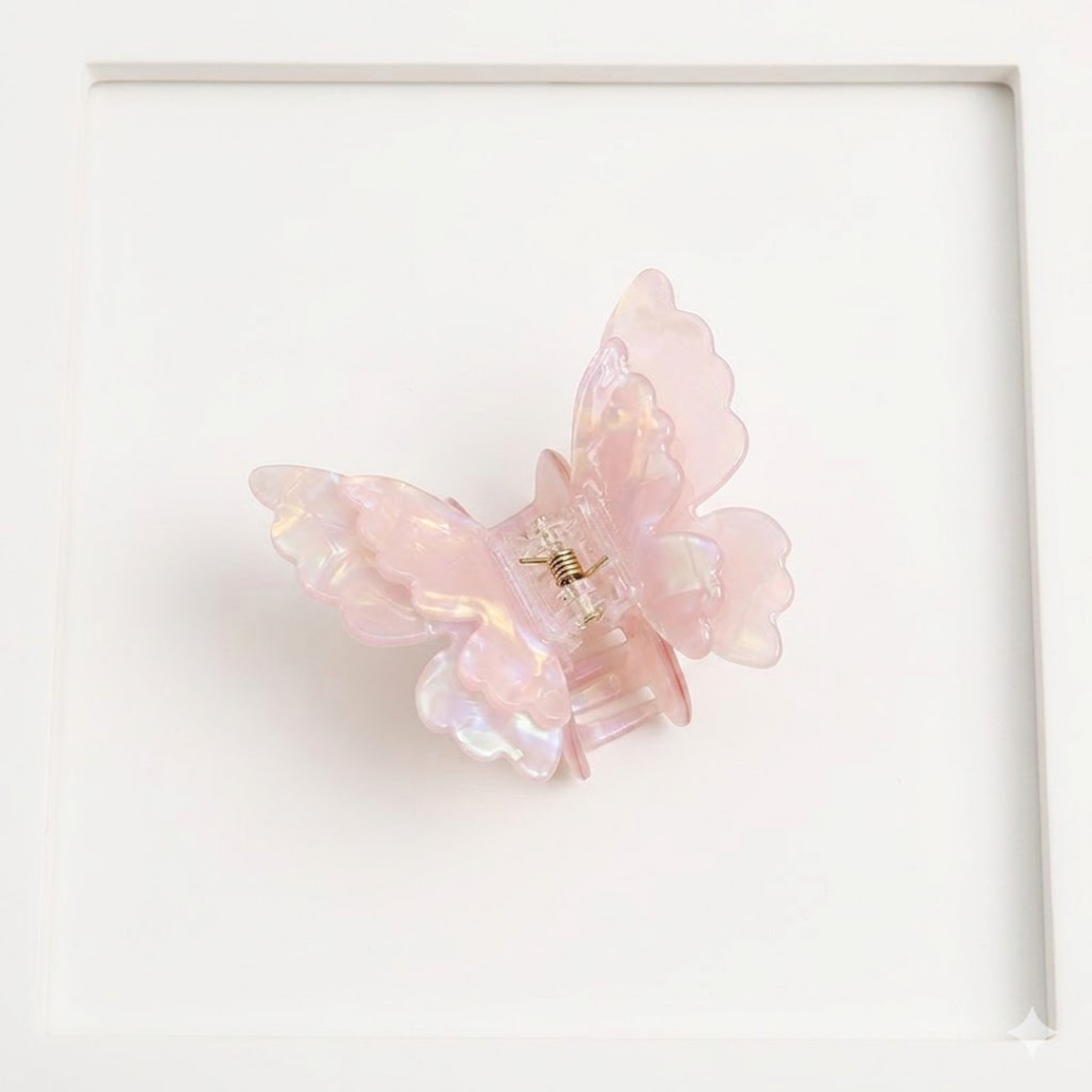 Pearly Duo Pink Pearl Hair Clip Accessories