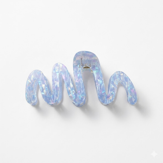 Prism Wave Clip Hair Claw Accessories