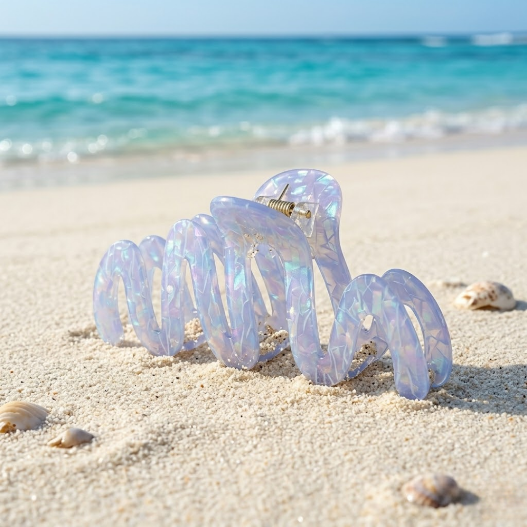 Prism Wave Clip Hair Claw Accessories
