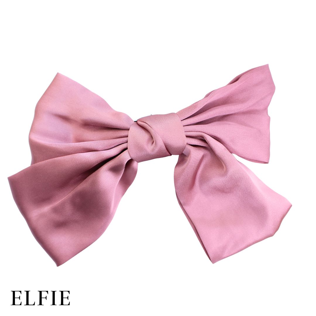 Satin XL Bow Hair Pin