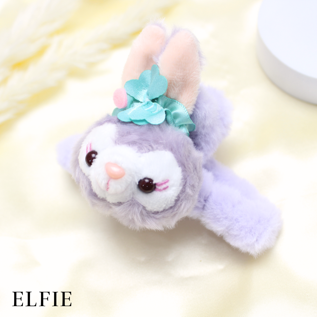 Grey Bunny Fluffy Hair Claw