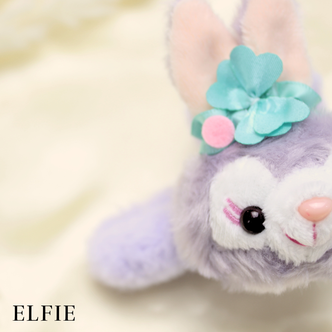 Grey Bunny Fluffy Hair Claw