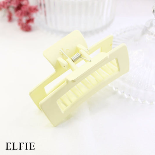 Square White Aesthetic Hair Claw