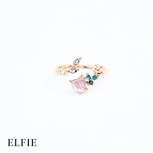 Eternity Hearpie Adjustable 18K Gold Plated Ring