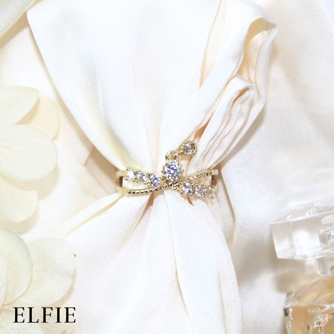 Eternity Adjustable 18K Gold Plated Ring