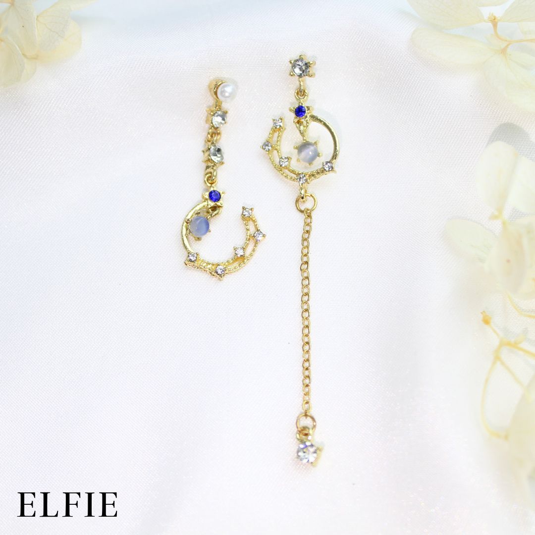 Astronomical Diamond Stud Earring