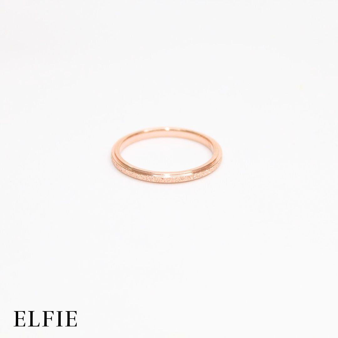 Shiny Slim Strip Titanium Ring