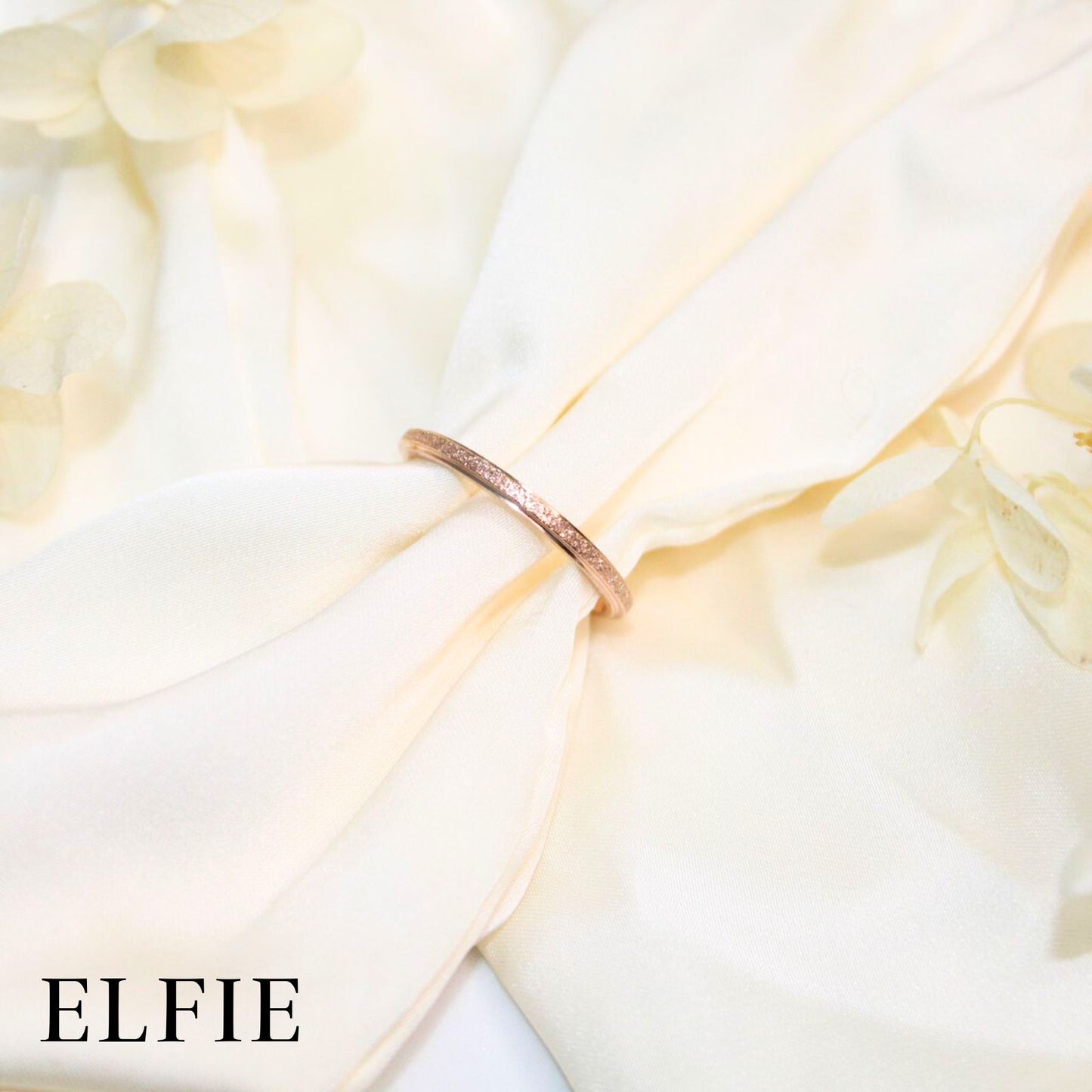 Shiny Slim Strip Titanium Ring