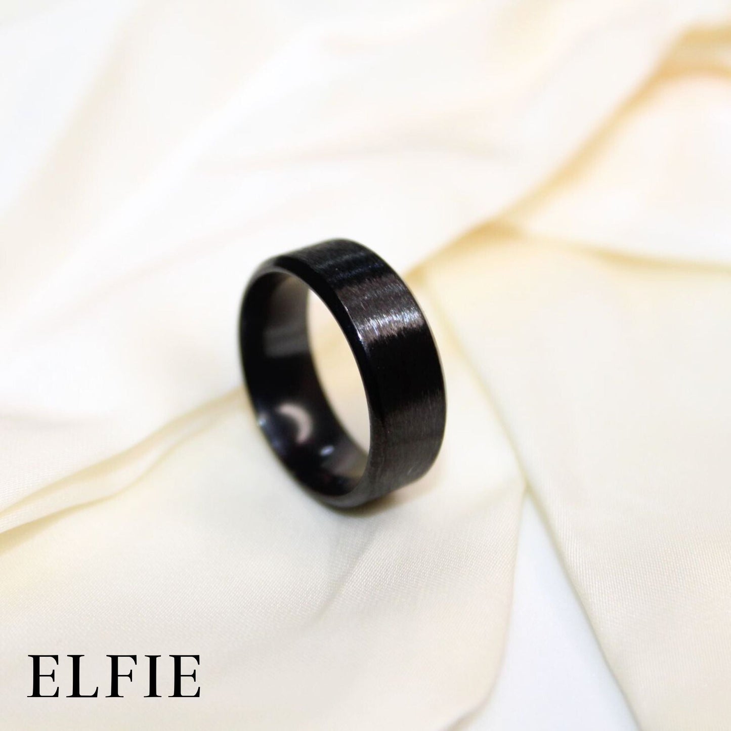 Masculine Plain Titanium Ring