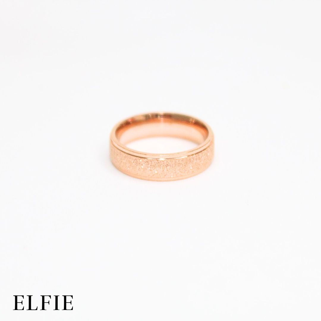 Biggy Shiny Strip Titanium Ring