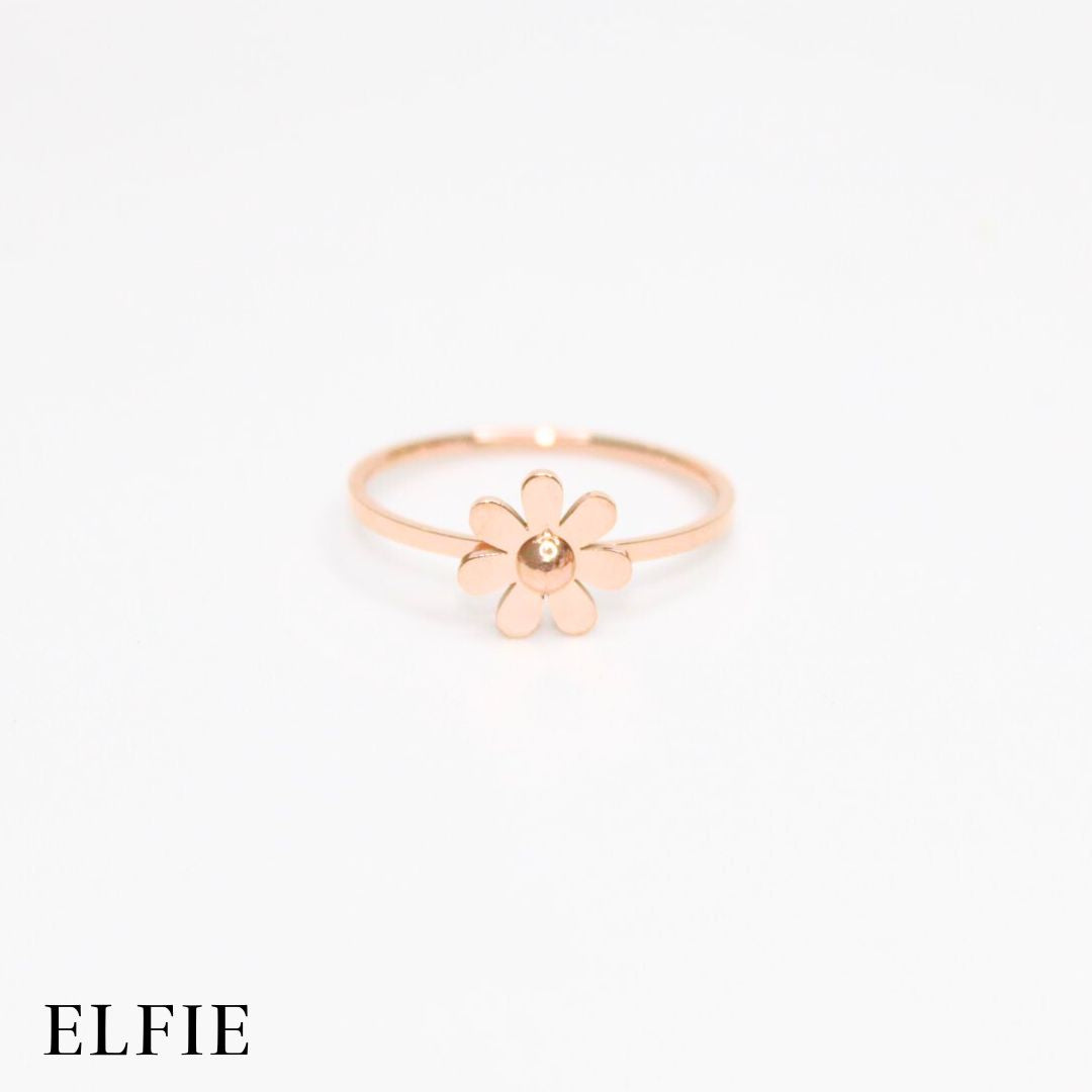 Flower Titanium Ring