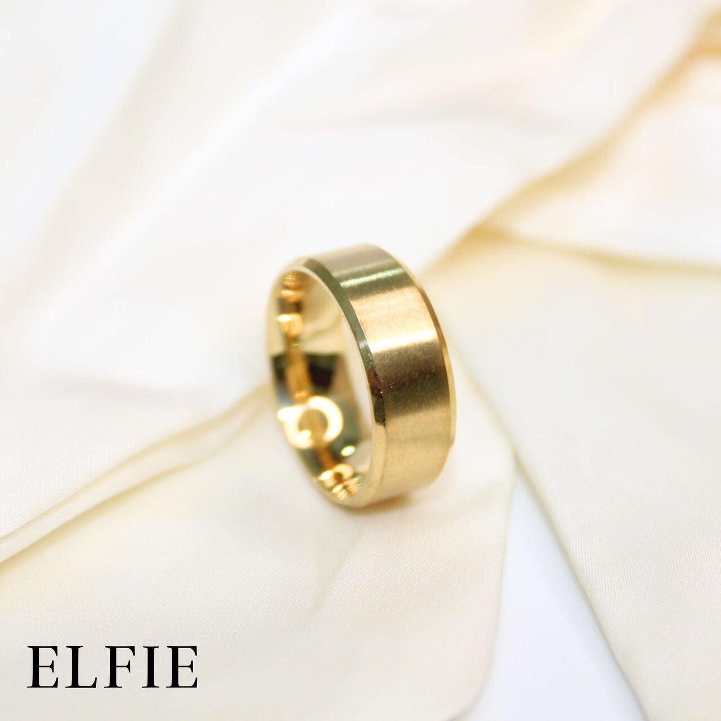 Masculine Plain Titanium Ring