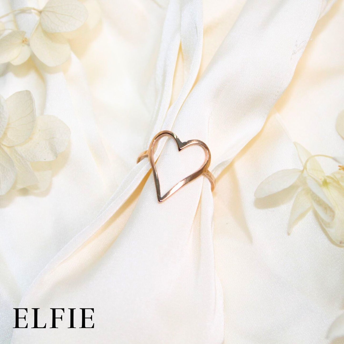 Heart Titanium Rings