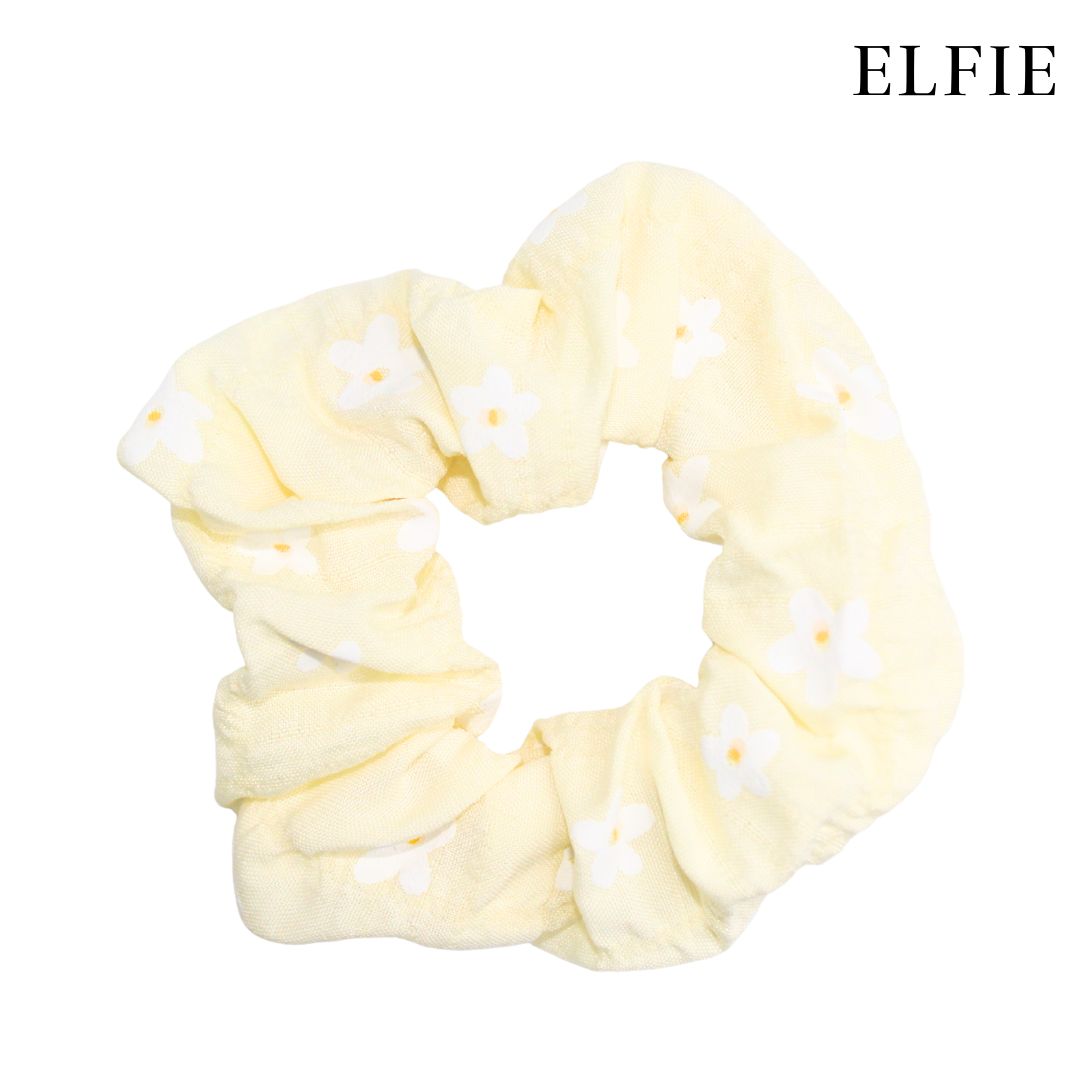Daisy Printed Scrunchie
