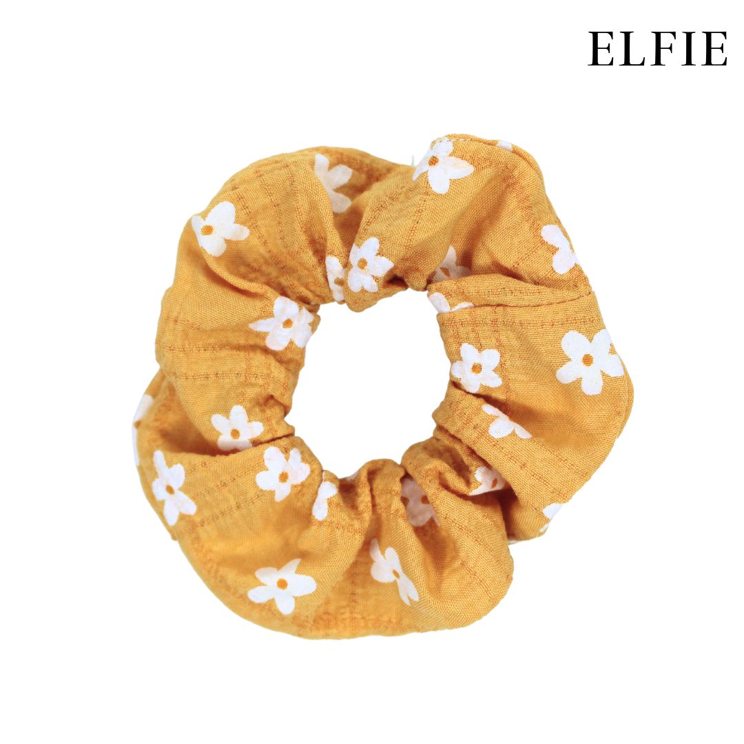Daisy Printed Scrunchie